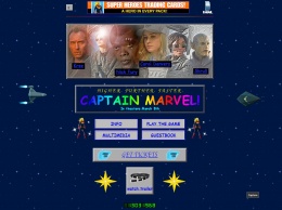 Marvel запустил промо-сайт «Капитан Марвел» с дизайном в стиле 90-х