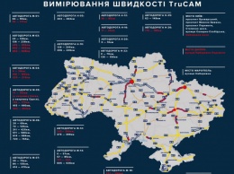 TruCAM: на подъезде к Одессе заработал еще один пункт контроля скорости (карта)