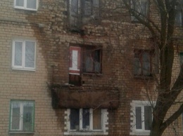 В одном из домов Макеевки обрушился балкон