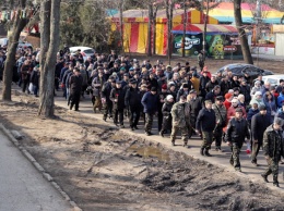 Одесские афганцы с БТРом, Киваловым и Трухановым прошлись по центру города в честь 30-летия вывода войск