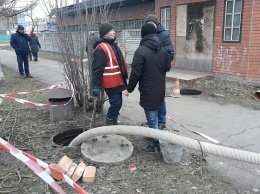 Бердянские службы выясняют причину провала на Мелитопольском шоссе