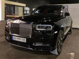 В Украине засветился первый внедорожник Rolls-Royce Cullinan