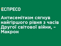 Антисемитизм достиг худшего уровня со времен Второй мировой войны, - Макрон