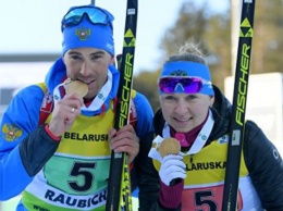 Российские биатлонисты выиграли первое золото на чемпионате Европы