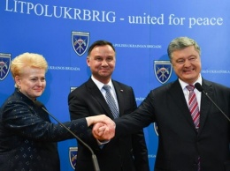 Грибаускайте, Дуда и Порошенко обсудили санкции