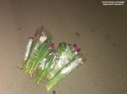 Весна в Одессе: 16-летний юноша украл 78 тюльпанов из цветочного магазина