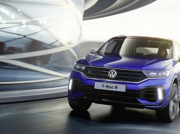 «Горячий» кроссовер Volkswagen T-Roc R рассекречен до премьеры