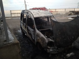 В Вознесенске из-за короткого замыкания проводки сгорел автомобиль