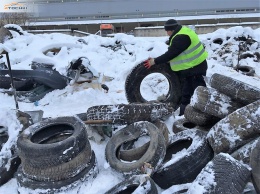 В рамках Nokian Eco Challenge в Санкт-Петербурге ликвидирована первая свалка шин