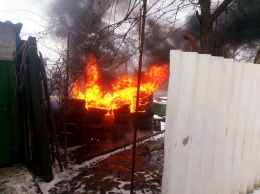 На Николаевщине во время пожара летней кухни пострадал 72-летний хозяин