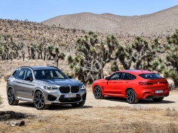 Новые BMW X3 M и BMW X4 M и их версии Competition