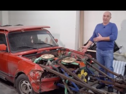 Lada с тремя двигателями показали на видео