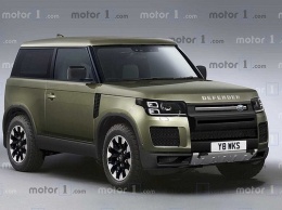 Опубликованы первые изображения нового Land Rover Defender без камуфляжа