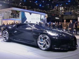 Живые фото самого дорогого авто в мире от Bugatti