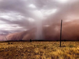 Австралию накрыла сильнейшая песчаная буря: зрелищное фото