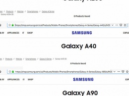 Samsung расширит линейку смартфонов Galaxy A моделями A20e, A40 и A90
