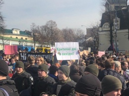 Активистка в центре Киева потребовала предоставить украинкам выходные в "критические дни"