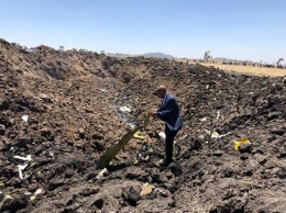 Крушение Boeing 737 в Эфиопии. Появилось первое фото с места трагедии