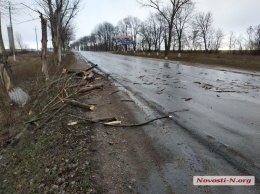 На Первомайск обрушился град и дождь со штормовым ветром