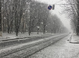 Часть Украины засыпало снегом