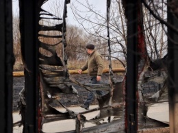 В Одесской области в заповеднике произошел масштабный пожар, который едва не сжег коттеджи по соседству. Фото