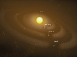 Астрономы нашли пылевое кольцо на орбите Меркурия и астероиды на орбите Венеры