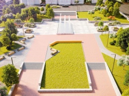 Днепропетровская ОГА реконструирует Площадь Горняцкой Славы в Марганце