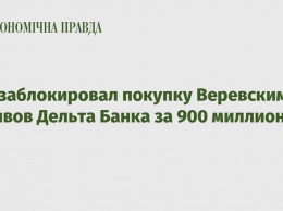 Суд заблокировал покупку Веревским активов Дельта Банка за 900 миллионов