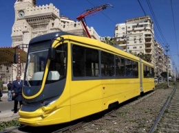 Днепровский трамвай успешно испытали в Египте (ФОТО)