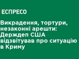 Похищения, пытки, незаконные аресты: Госдеп США отчитался о ситуации в Крыму