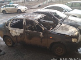 В Харькове за сутки сгорело как минимум 4 машины
