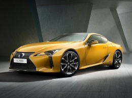 Желтую спецверсию купе Lexus LC 500 Yellow Edition оценили в 8 285 000 рублей