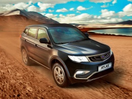 В Россию привезли кроссовер Geely Atlas с 1,8-литровым турбомотором