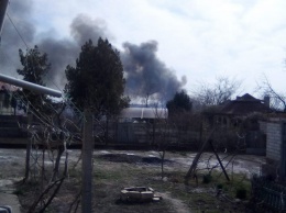 В районе Антоновки снова горят плавни