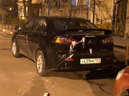 В Краснодаре вандалы залили краской несколько автомобилей