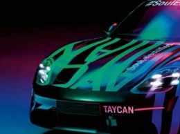 Новые фото электрокара Porsche Taycan