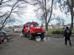 Пожарные Крыма провели тренировку с сотрудниками скорой медицинской помощи на базе амбулатории