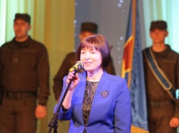 "Вы - лучшие сыновья и дочери Херсонщины и всего государства", - Оксана Рукавишникова поздравила Национальную гвардию Украины