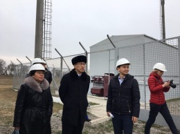 Генеральный консул Китая в Одессе Сун Лицюнь посетил солнечную электростанцию CNBM в Николаевской области