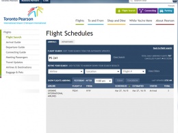 Аэропорт Торонто начал писать Kyiv вместо Kiev