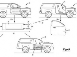 Ford запатентовал новые двери для возрожденного Bronco