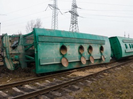 Поезд в Киеве сошел с рельсов из-за неудовлетворительного состояния путей, - Укрзализныця