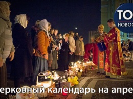 Благовещение, Великий пост и Пасха: Православный календарь на апрель