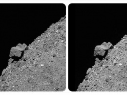 Аппарат NASA сделал снимок 52-метровой скалы на астероиде Бенну