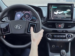 Хэтчбек Hyundai i30 оборудовали 3D-приборной панелью и «сенсорным» рулевым колесом