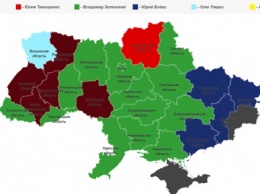 Николаевская область позеленела. Как голосовали