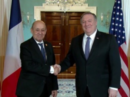 Глава МИД Франции Ле Дриан и Госсекретарь США Помпео обсудили ситуацию в Сирии