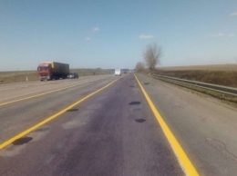 Из-за ремонта на участке одесской трассе на Киевщине частично ограничено движение