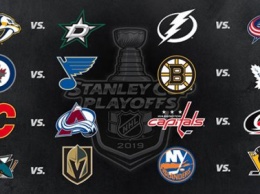 НХЛ: Расписание первого раунда плей-офф Кубка Стэнли