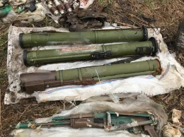 На Луганщине в лесополосе найден схрон с боеприпасами (фото)